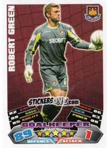Sticker Robert Green - NPower Championship 2011-2012. Match Attax - Topps