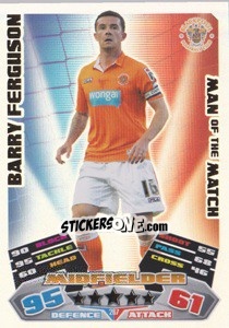 Sticker Barry Ferguson - NPower Championship 2011-2012. Match Attax - Topps