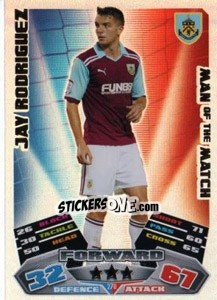Sticker Jay Rodriguez - NPower Championship 2011-2012. Match Attax n. 270 - Topps
