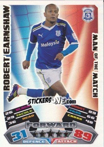 Figurina Robert Earnshaw - NPower Championship 2011-2012. Match Attax - Topps