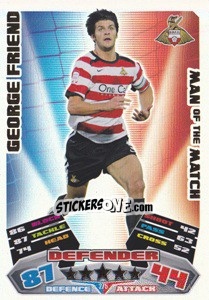 Figurina George Friend - NPower Championship 2011-2012. Match Attax n. 275 - Topps