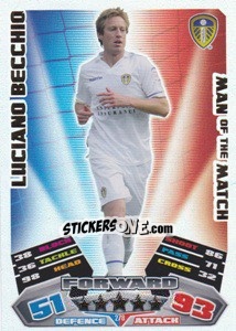 Sticker Luciano Becchio - NPower Championship 2011-2012. Match Attax n. 278 - Topps