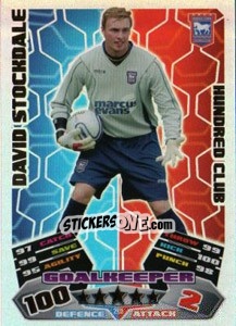 Sticker David Stockdale - NPower Championship 2011-2012. Match Attax - Topps
