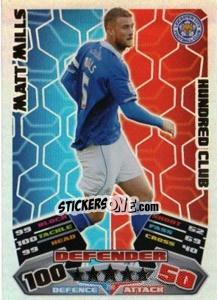 Figurina Matt Mills - NPower Championship 2011-2012. Match Attax n. 290 - Topps