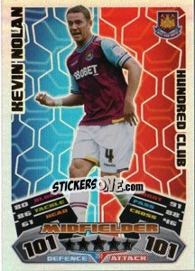 Sticker Kevin Nolan - NPower Championship 2011-2012. Match Attax n. 291 - Topps
