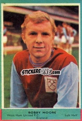 Sticker Bobby Moore - Footballers 1964-1965
 - A&BC
