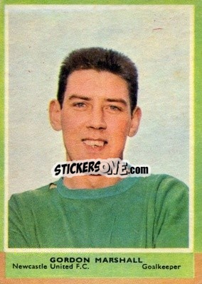 Sticker Gordon Marshall - Footballers 1964-1965
 - A&BC