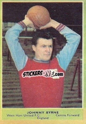 Sticker Johnny Byrne - Footballers 1964-1965
 - A&BC