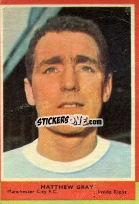 Sticker Matt Gray - Footballers 1964-1965
 - A&BC