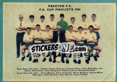 Figurina Team Photo - Footballers 1964-1965
 - A&BC