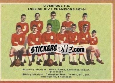 Sticker Team Photo - Footballers 1964-1965
 - A&BC