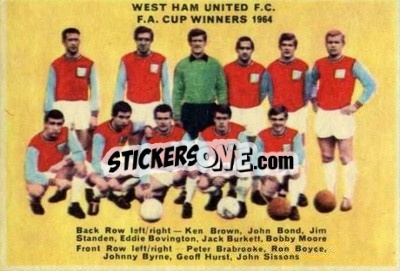 Figurina Team Photo - Footballers 1964-1965
 - A&BC