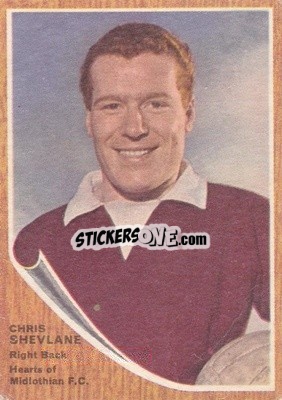 Sticker Chris Shevlane - Scottish Footballers 1964-1965
 n. 6 - A&BC