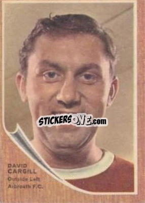 Sticker David Cargill - Scottish Footballers 1964-1965
 - A&BC