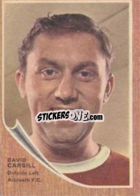 Sticker David Cargill - Scottish Footballers 1964-1965
 n. 41 - A&BC
