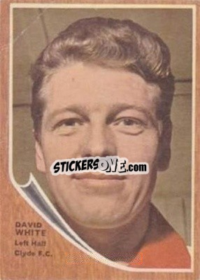 Sticker David White - Scottish Footballers 1964-1965
 n. 26 - A&BC