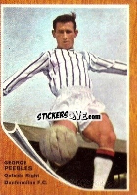 Sticker George Peebles - Scottish Footballers 1964-1965
 n. 73 - A&BC