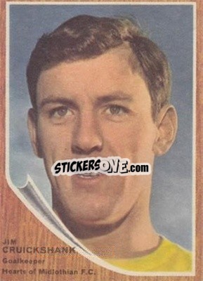 Sticker Jim Cruickshank - Scottish Footballers 1964-1965
 - A&BC