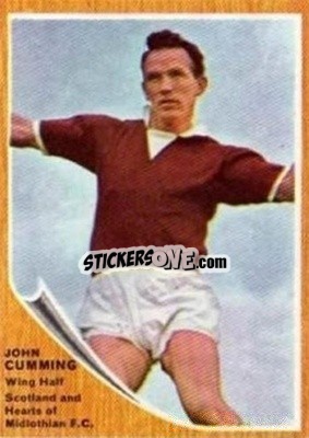 Sticker John Cumming - Scottish Footballers 1964-1965
 - A&BC