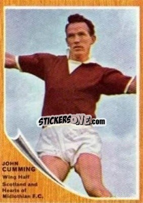 Sticker John Cumming - Scottish Footballers 1964-1965
 n. 59 - A&BC