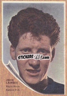 Sticker John Lambie - Scottish Footballers 1964-1965
 n. 29 - A&BC