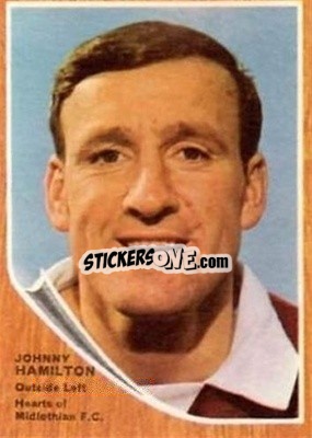 Sticker Johnny Hamilton - Scottish Footballers 1964-1965
 - A&BC