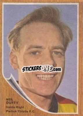 Sticker Neil Duffy - Scottish Footballers 1964-1965
 n. 52 - A&BC