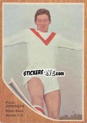 Sticker Paul Jonquin - Scottish Footballers 1964-1965
 - A&BC