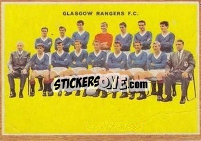 Sticker Rangers Team Group - Scottish Footballers 1964-1965
 n. 7 - A&BC