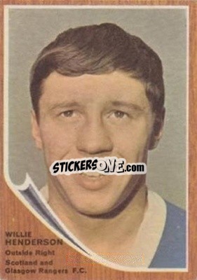 Sticker Willie Henderson - Scottish Footballers 1964-1965
 n. 67 - A&BC