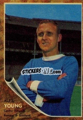Sticker Alex Young - Footballers 1963-1964
 n. 35 - A&BC
