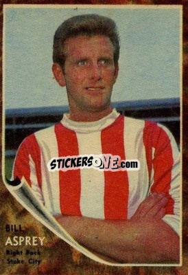 Sticker Bill Asprey - Footballers 1963-1964
 n. 106 - A&BC