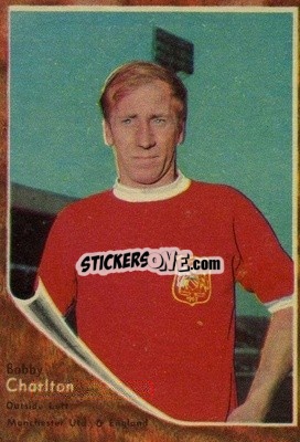 Sticker Bobby Charlton - Footballers 1963-1964
 n. 27 - A&BC