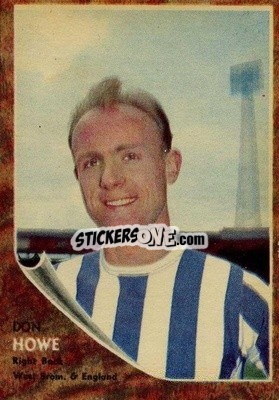 Sticker Don Howe - Footballers 1963-1964
 n. 95 - A&BC