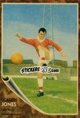 Cromo Gordon Jones - Footballers 1963-1964
 n. 28 - A&BC