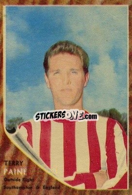 Sticker Terry Paine - Footballers 1963-1964
 n. 100 - A&BC