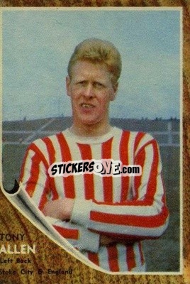 Cromo Tony Allen - Footballers 1963-1964
 n. 34 - A&BC