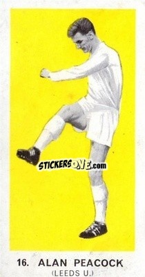 Sticker Alan Peacock - Footballers of 1964
 - Hurricane