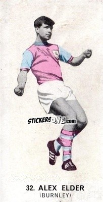 Cromo Alex Elder - Footballers of 1964
 - Hurricane