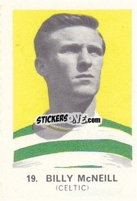 Sticker Billy McNeill - Footballers of 1964
 n. 19 - Hurricane