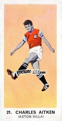 Sticker Charlie Aitken - Footballers of 1964
 n. 21 - Hurricane