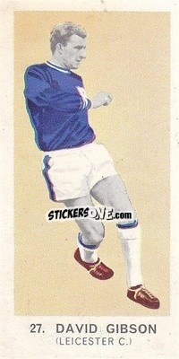 Sticker David Gibson - Footballers of 1964
 - Hurricane