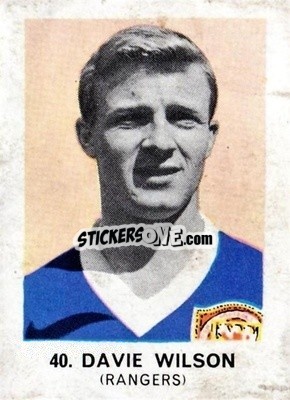 Cromo Davie Wilson - Footballers of 1964
 n. 40 - Hurricane