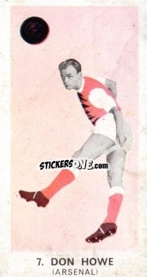 Sticker Don Howe - Footballers of 1964
 - Hurricane