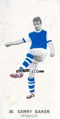 Sticker Gerry Baker - Footballers of 1964
 n. 30 - Hurricane