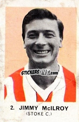 Sticker Jimmy McIlroy - Footballers of 1964
 n. 2 - Hurricane