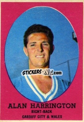 Sticker Alan Harrington - Footballers 1962-1963
 n. 8 - A&BC