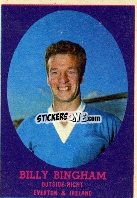 Sticker Billy Bingham - Footballers 1962-1963
 n. 10 - A&BC