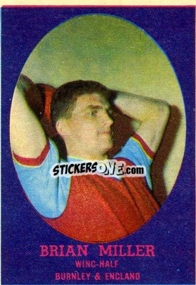 Sticker Brian Miller - Footballers 1962-1963
 n. 54 - A&BC