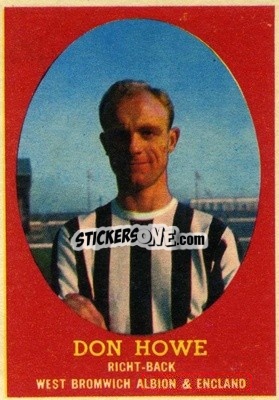 Sticker Don Howe - Footballers 1962-1963
 n. 60 - A&BC
